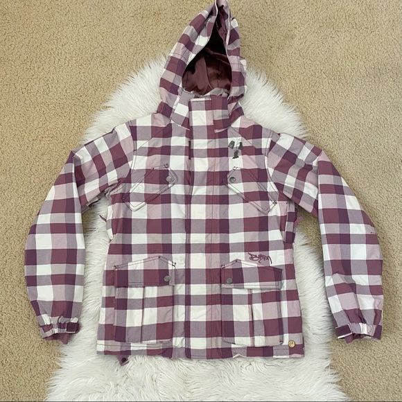 Burton Plaid Avenue Snow Ski Snowboard 